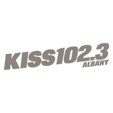 KISS 102.3 logo