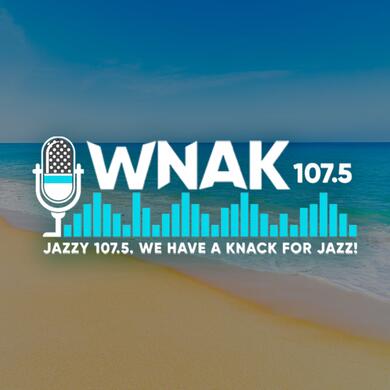 WNAK Jazzy 107.5 logo