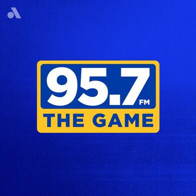 95.7 THE GAME logo