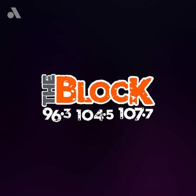 The Block 96.3 - 104.5 - 107.7 logo