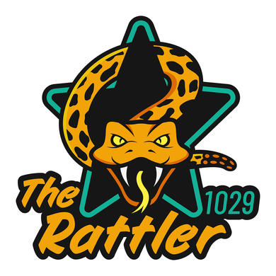 102.9 The Rattler logo
