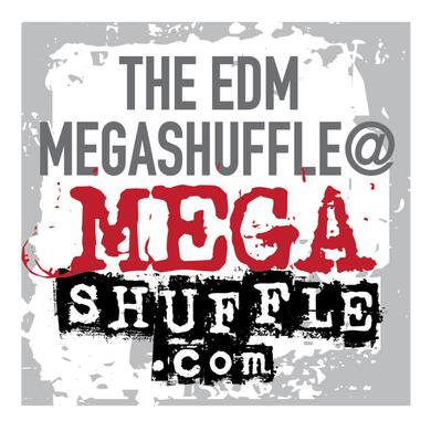 The EDM Megashuffle logo