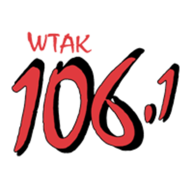 106.1 WTAK logo