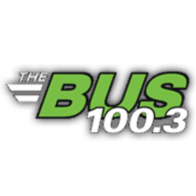 100.3 THE BUS logo