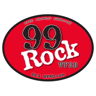 99 Rock WFRD FM logo
