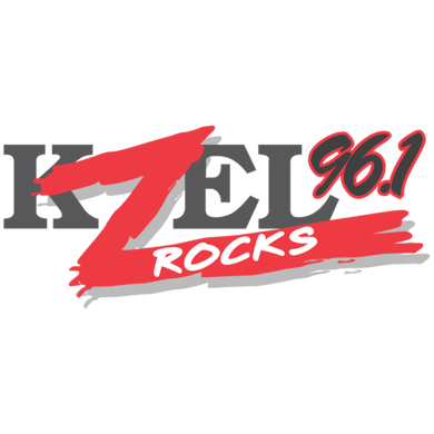 96.1 KZEL Rocks logo