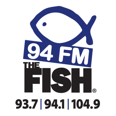 94 FM The Fish logo