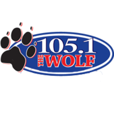 105.1 The Wolf Little Rock logo