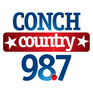 98.7 Conch Country logo