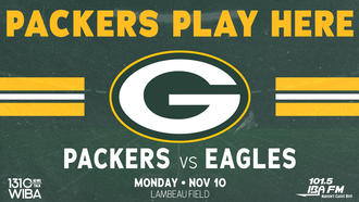 Your Home for Every Game!  Hear Packers Right Here!