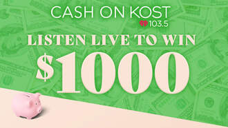 Enter To Win Cash on KOST