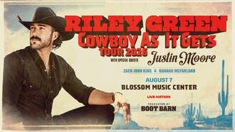 WGAR Has Your Tickets to See Riley Green at Blossom Music Center - Win them HERE!