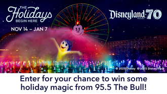 95.5 The Bull wants you to enter for a chance to win a visit to the Disneyland® Resort!