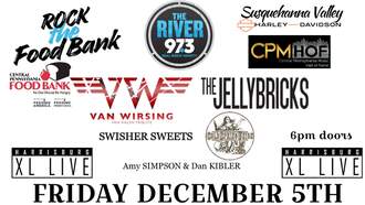 THE RIVER 97.3 AND THE CENTRAL PA MUSIC HALL OF FAME PRESENT: ROCK THE FOOD BANK!