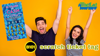 B101's Scratch Ticket Tag