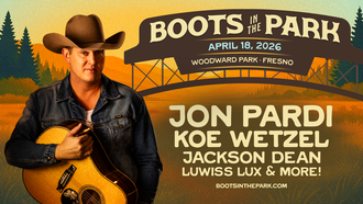 Boots in the Park Returns with Jon Pardi!