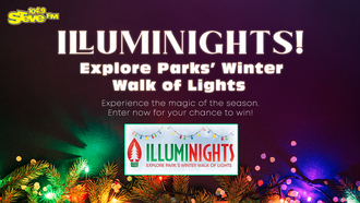 Steal STEVE's Family 4-Pack of Tickets to ILLUMINIGHTS at Explore Park From 104.9 STEVE FM!🎄