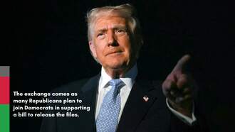 'Quiet Piggy': Trump Snaps At Reporter Who Asked About Epstein Files