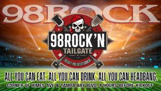 The 98ROCK'N Tailgate is back for our Tampa Bay Buccaneers Season!