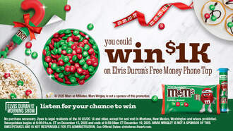 Elvis Duran and the Morning Show's M&M's Holiday Free Money Phone Tap