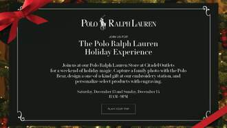 Celebrate the season at the Ralph Lauren Holiday Experience