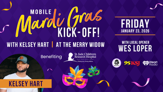 Save the Date! Mardi Gras Kickoff with Kelsey Hart & KSJ!