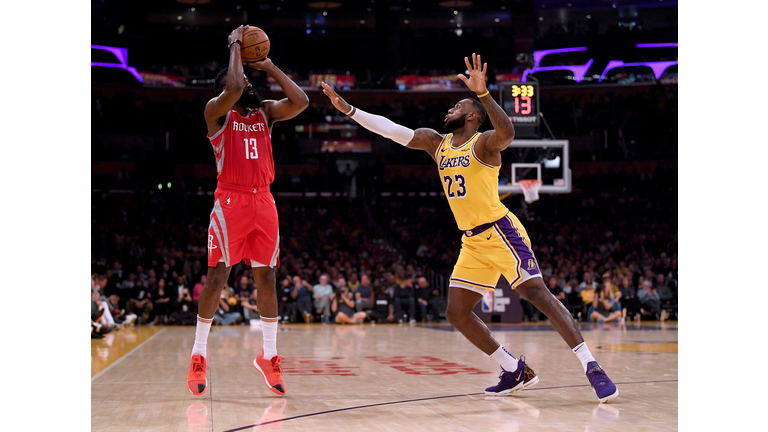 Rockets Lakers Lebron James James Harden