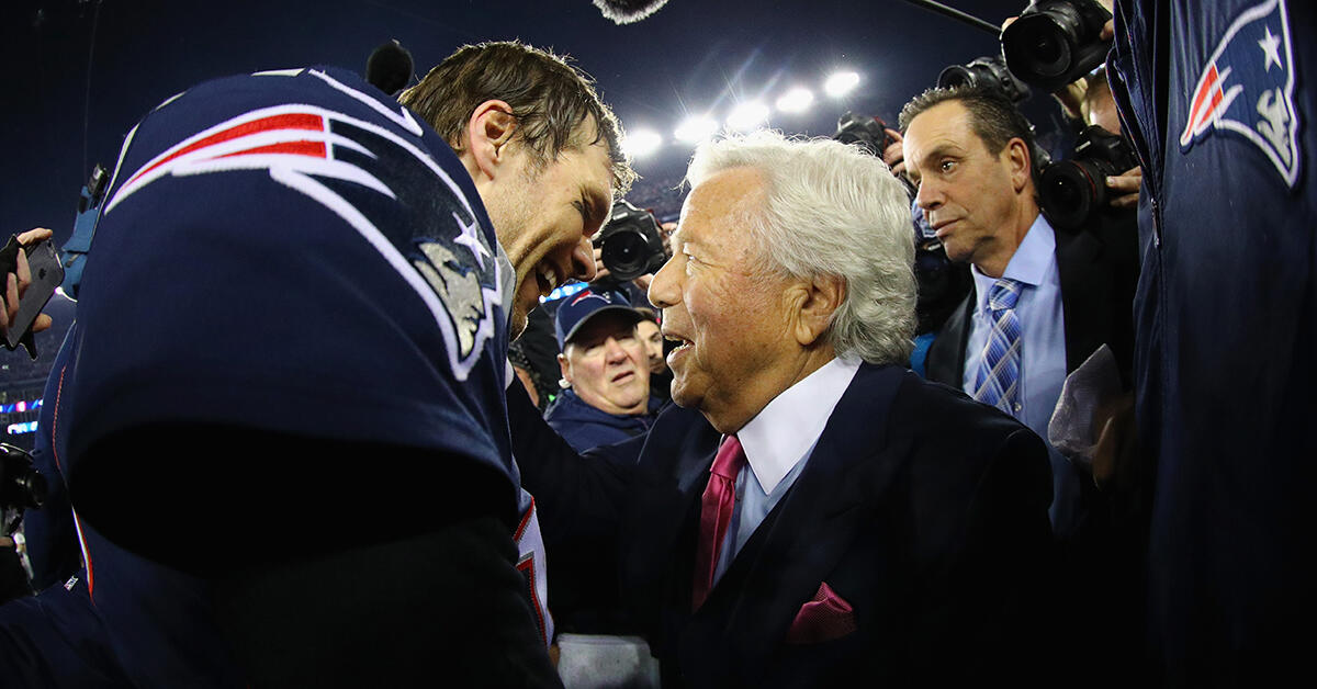 Patriots Owner Robert Kraft Has Strong Feelings On Tom 