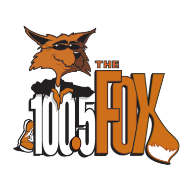 100.5 the FOX logo