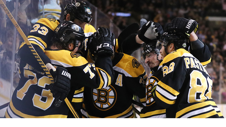 boston bruins win round 1 nhl