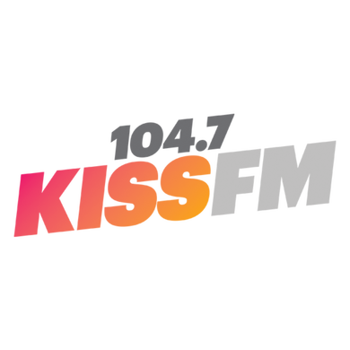 104.7 Kiss FM logo