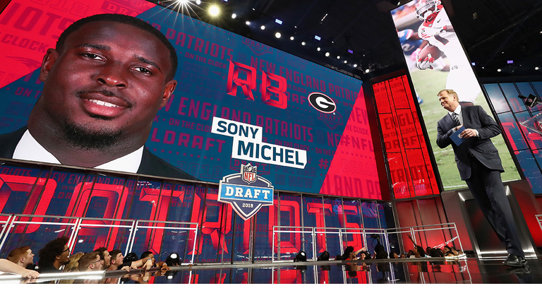 sony michel patriots nfl draft