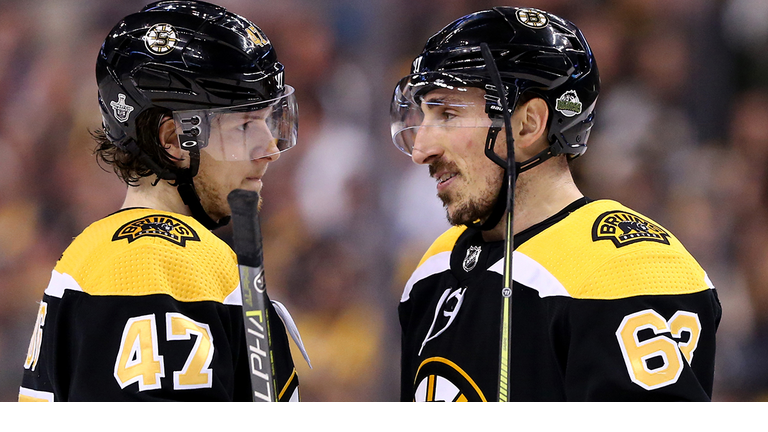 torey krug brad marchand boston bruins nhl