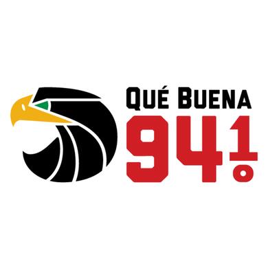 Qué Buena 94.1 FM logo