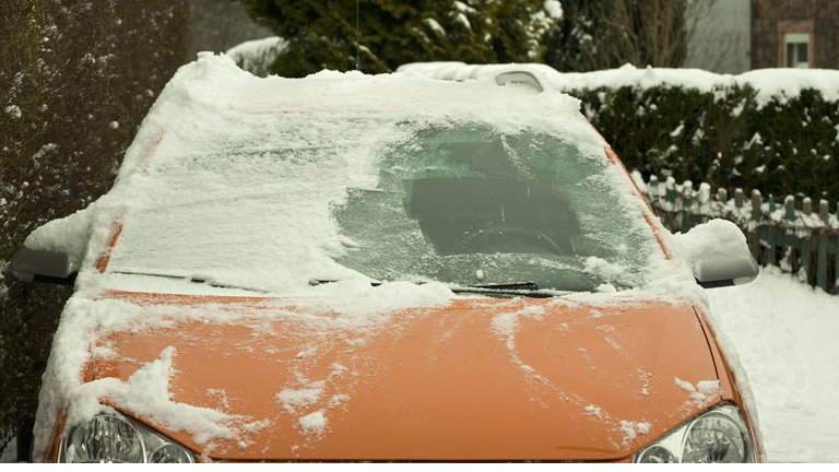 Snow on Car