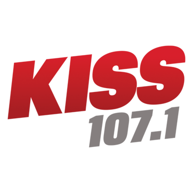 KISS 107.1 logo