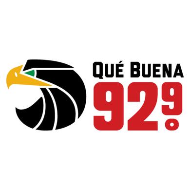 Qué Buena 92.9 FM logo