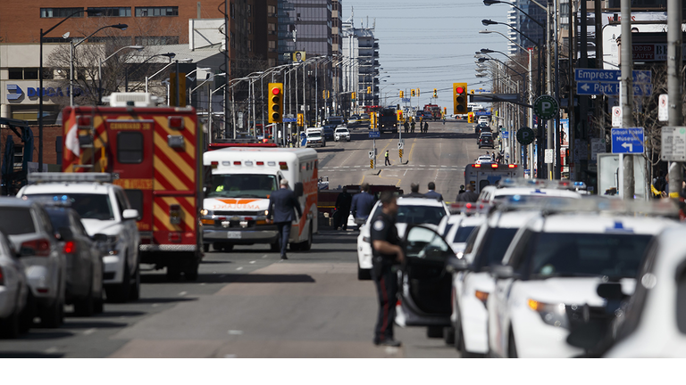 toronto van pedestrians