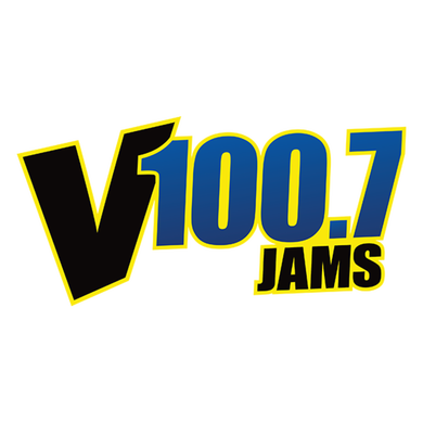 V100.7 logo
