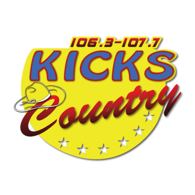 Kicks Country 106.3 logo