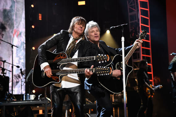 Richie Sambora and Jon Bon Jovi