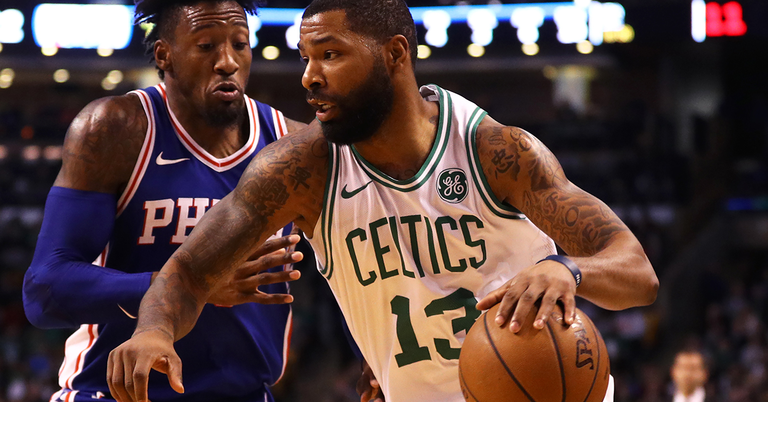 nba celtics marcus morris boston 76ers