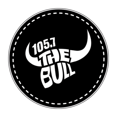 105.7 The Bull logo