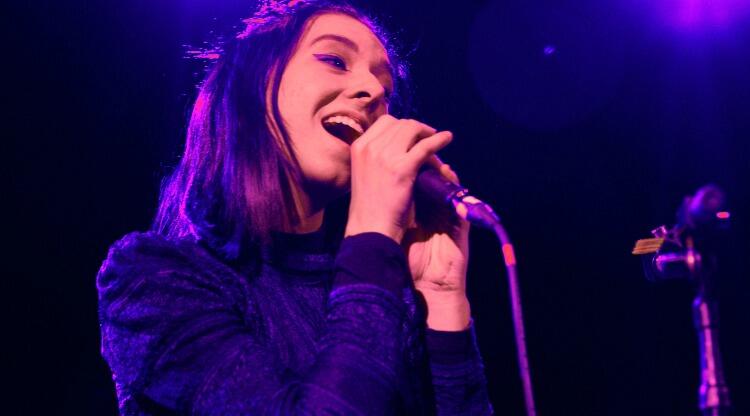 Christina Grimmie performs at Irving Plaza on March 10, 2016 in New York City.