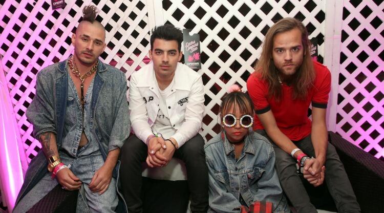 attends NYLON's Midnight Garden on April 15, 2016 in Bermuda Dunes, California.