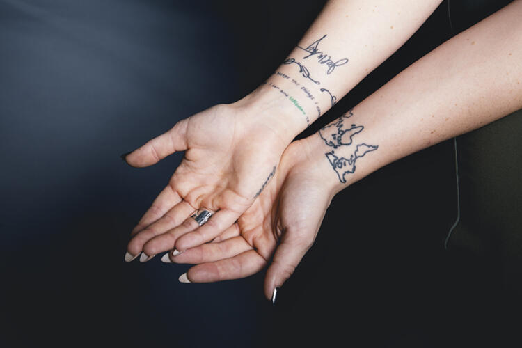 Wrist  tattoo