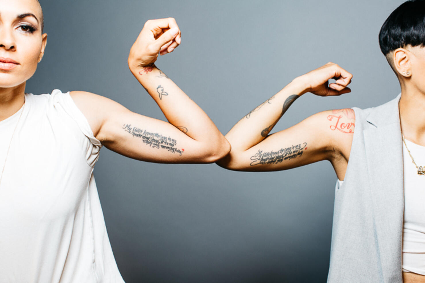 Quote Tattoo on Bicep