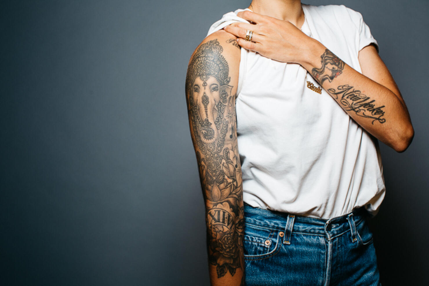 Nina Sky Nicole Elephant Tattoo
