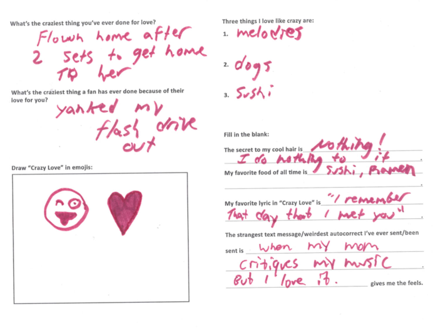 Audien Favorite Things and Weird Moments