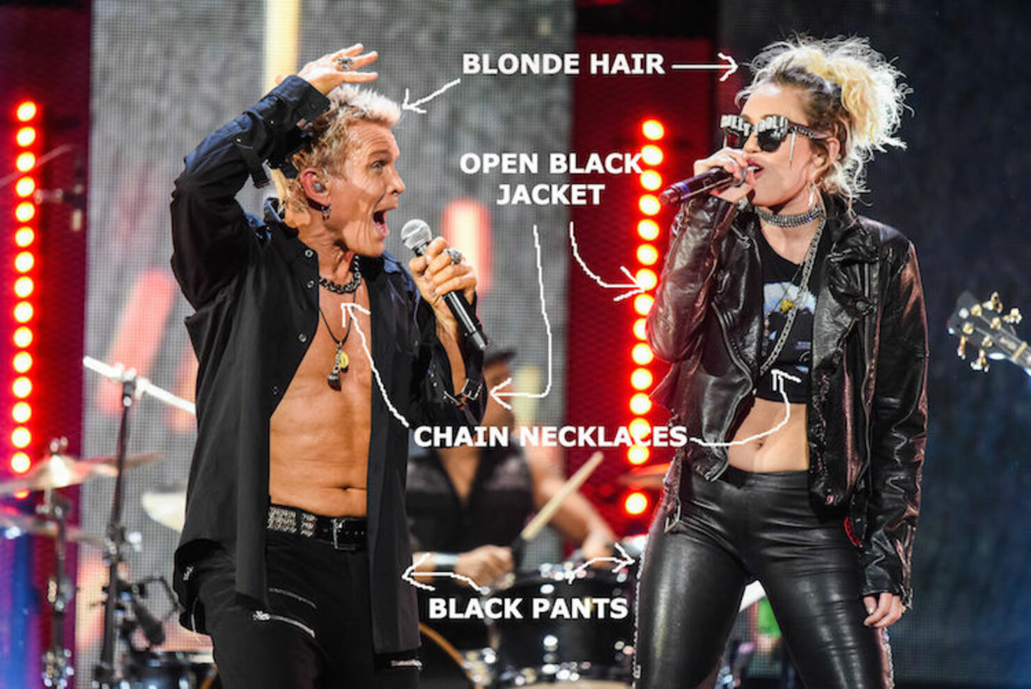 Billy Idol, Miley Cyrus